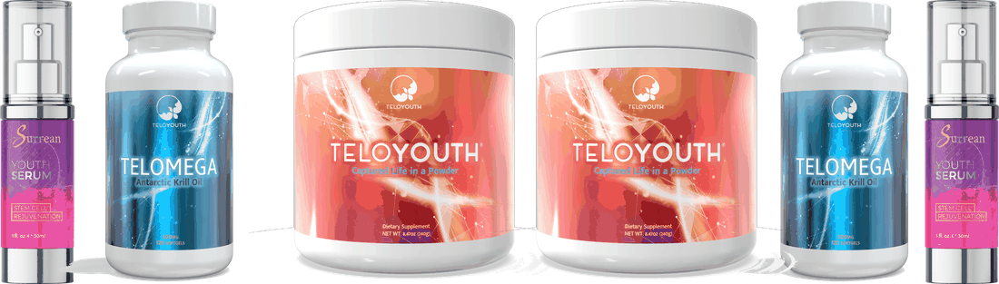 Dos envases de cada uno: Surrean, TeloMega y TeloYouth Powder